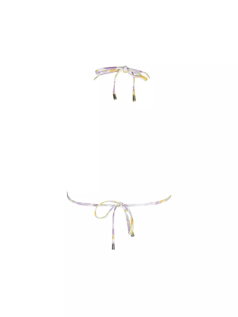 HOT STUFF |  Damen Bikinioberteil Triangel Print | Verde chiaro