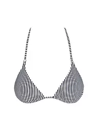 HOT STUFF |  Damen Bikinioberteil Triangel Solid  | Blu scuro