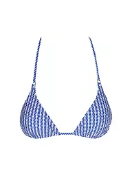 HOT STUFF |  Damen Bikinioberteil Triangel Solid  | Blu