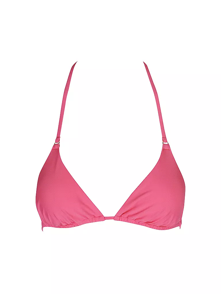 HOT STUFF |  Damen Bikinioberteil Triangel Solid  | Fucsia
