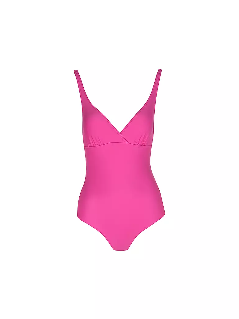 HOT STUFF | Costume da bagno da donna con scollo a V | Fucsia