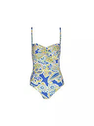 HOT STUFF | Costume da bagno intero da donna con drappeggio | Blu