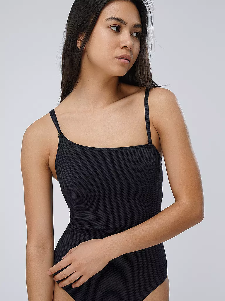HOT STUFF | Damen Badeanzug One Shoulder | Nero