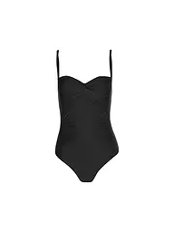 HOT STUFF | Costume da bagno intero da donna con drappeggio | Nero