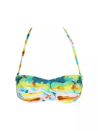 HOT STUFF | Damen Bikinioberteil Bandeau Print | Multicolore
