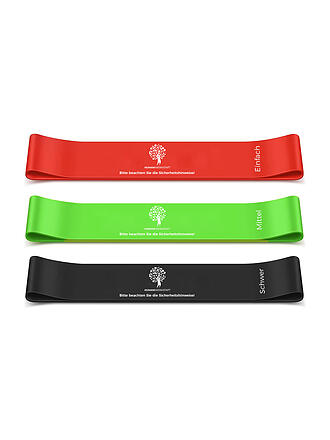 HUMANWERKSTATT | Set di fasce di resistenza, confezione da 3