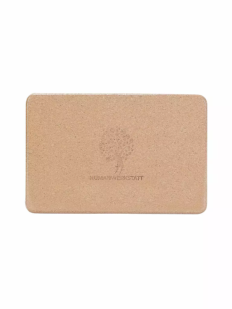 HUMANWERKSTATT | Blocco yoga in sughero | Marrone chiaro