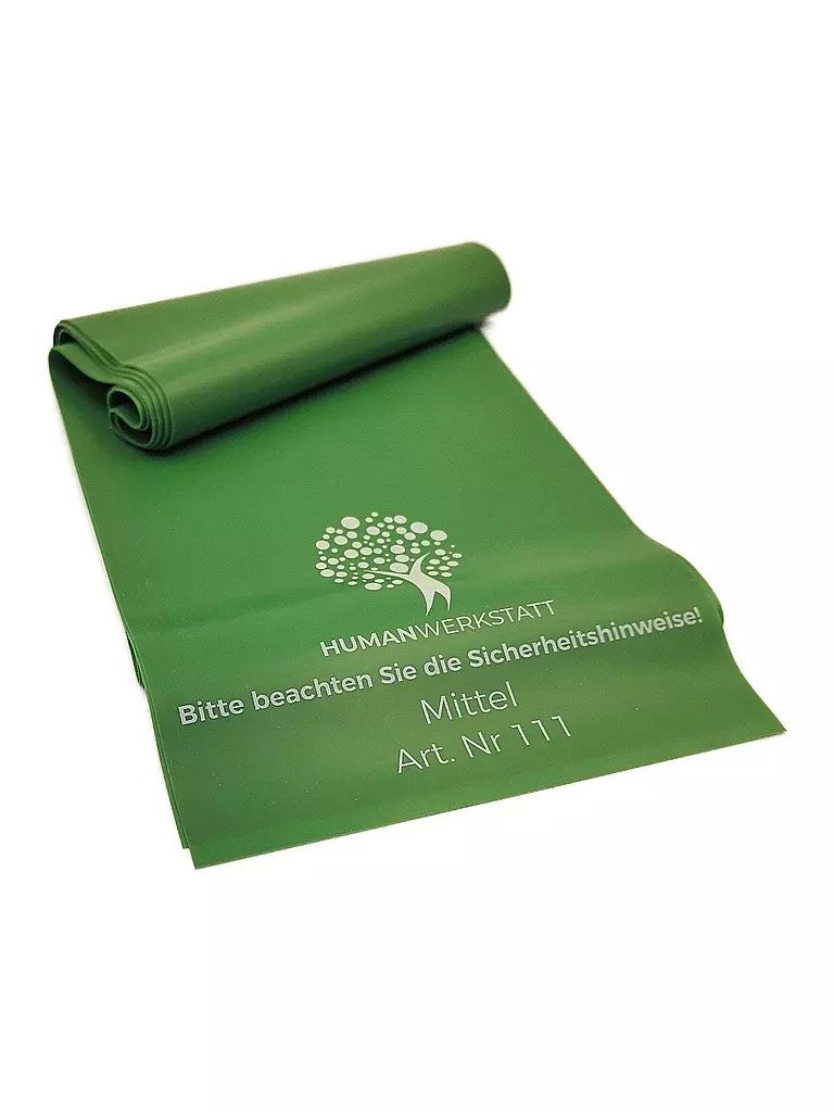 HUMANWERKSTATT | Fascia elastica in lattice media | Verde scuro