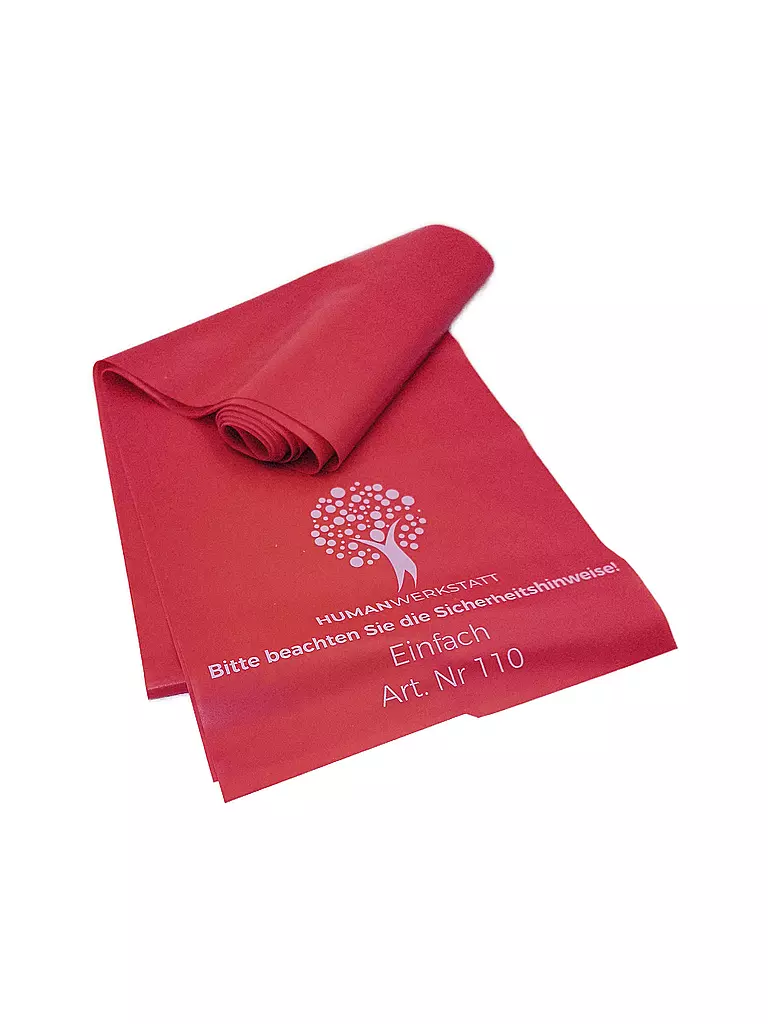 HUMANWERKSTATT | Fascia elastica Latex Semplice | Rosso