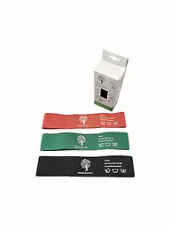 HUMANWERKSTATT | Set di 3 fasce elastiche in tessuto per allenamento | Multicolore