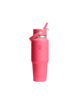 HYDRO FLASK | Borraccia 32oz Wide Mouth Travel Bottle con tappo Flex Straw