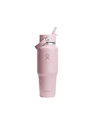 HYDRO FLASK | Borraccia da viaggio 32oz Wide Mouth con tappo Flex Straw | Rosa