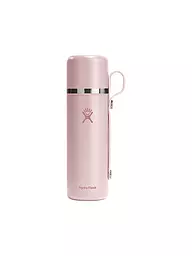 HYDRO FLASK | Borraccia Hot Flask & Cup isolata 828ml | Rosa