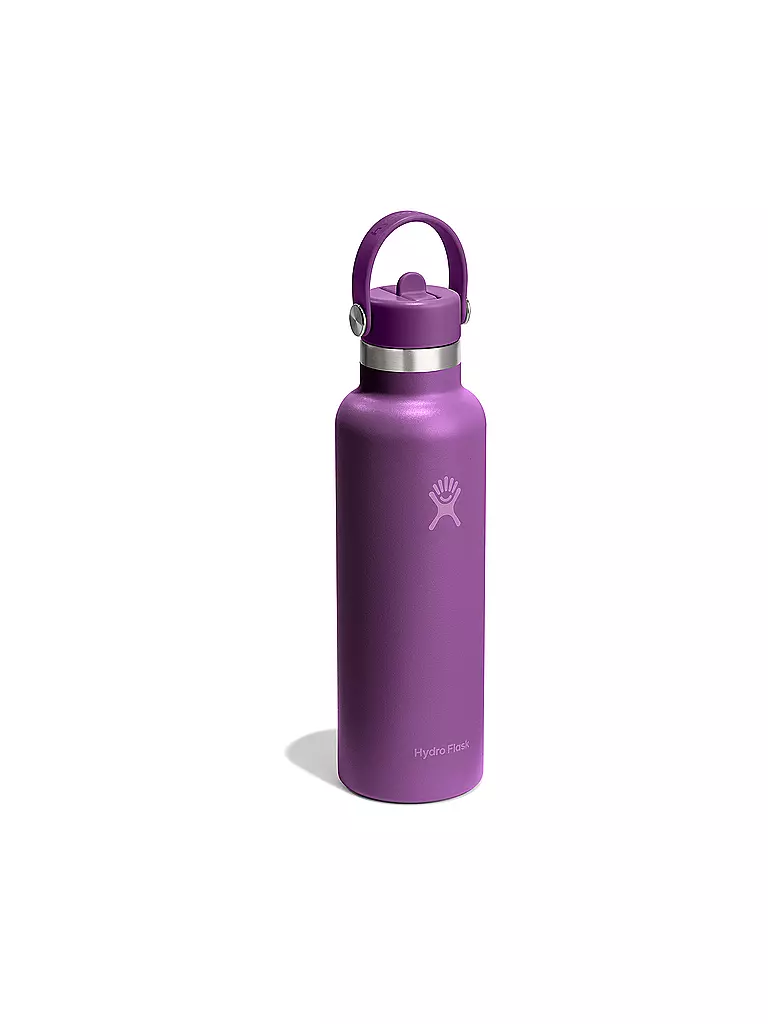 HYDRO FLASK | Borraccia Standard Flex Straw Cap 621ml | Rosso scuro