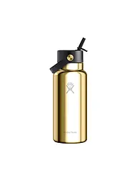 HYDRO FLASK | Borraccia Wide Flex Straw Limited Edition 946ml isolata | Oro
