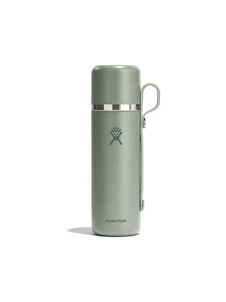HYDRO FLASK | Trinkflasche Hot Flask & Cup isoliert 828ml | Oliva