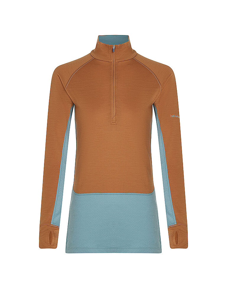 Zipshirt intimo da donna 200 ZoneKnit™ Merino marrone chiaro L