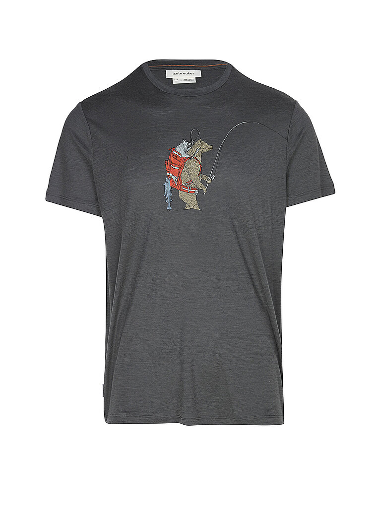 Maglietta tecnica da uomo 150 Tech Lite T-Shirt Range Stripes grigio L