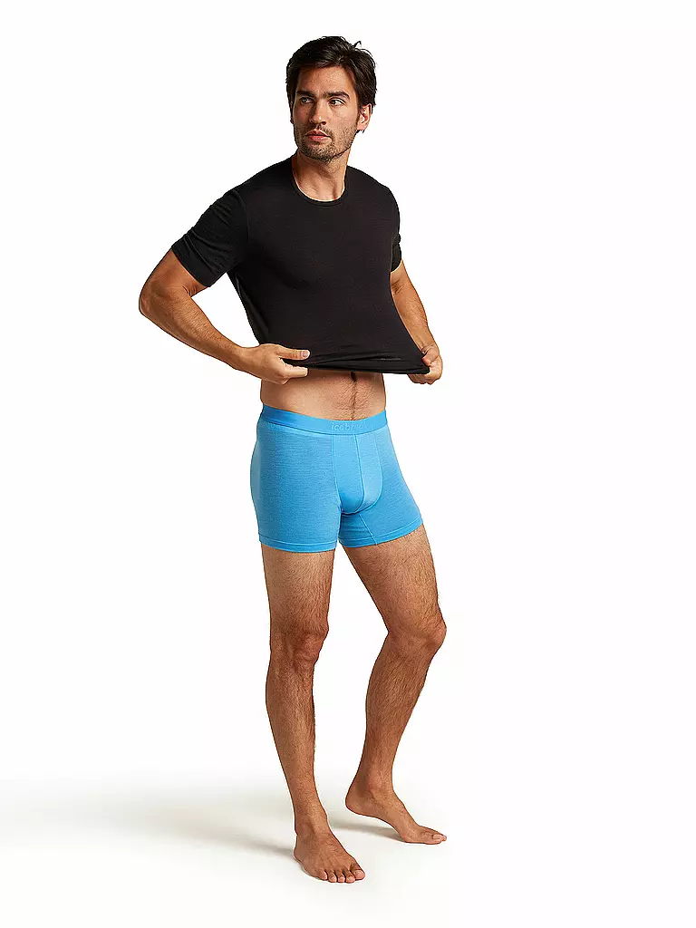 ICEBREAKER | Boxer da uomo Anatomica 125 Cool | Blu