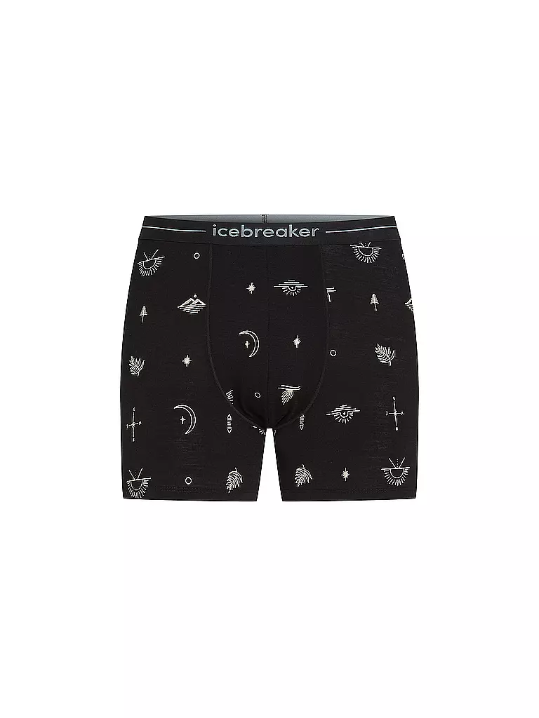 ICEBREAKER | Boxer da uomo Anatomica 150 Explore | Nero