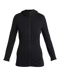 ICEBREAKER | Damen Fleecejacke Quantum 260 Hoodie | Nero