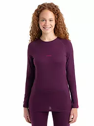 ICEBREAKER | Damen Funktionsshirt 200 ZoneKnit™ Merino  | Rosso scuro