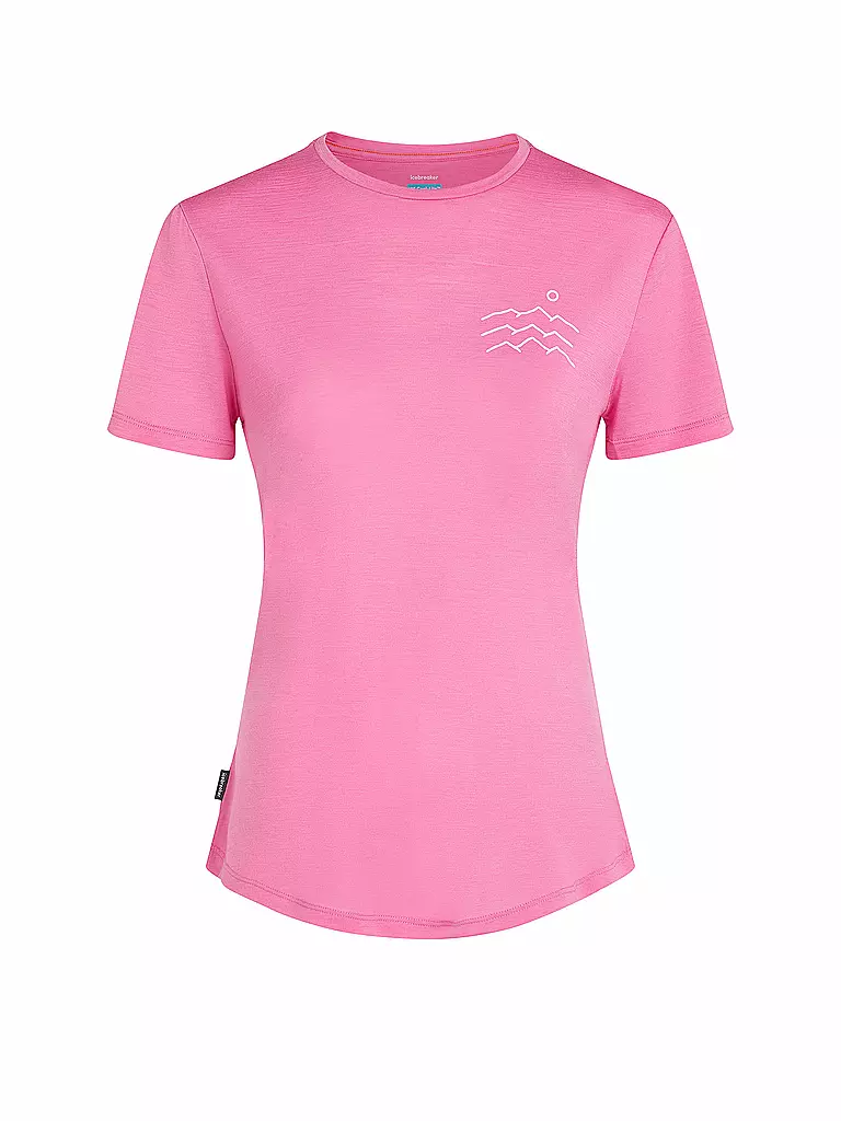 ICEBREAKER | Damen Funktionsshirt Across 125 Cool | Rosa