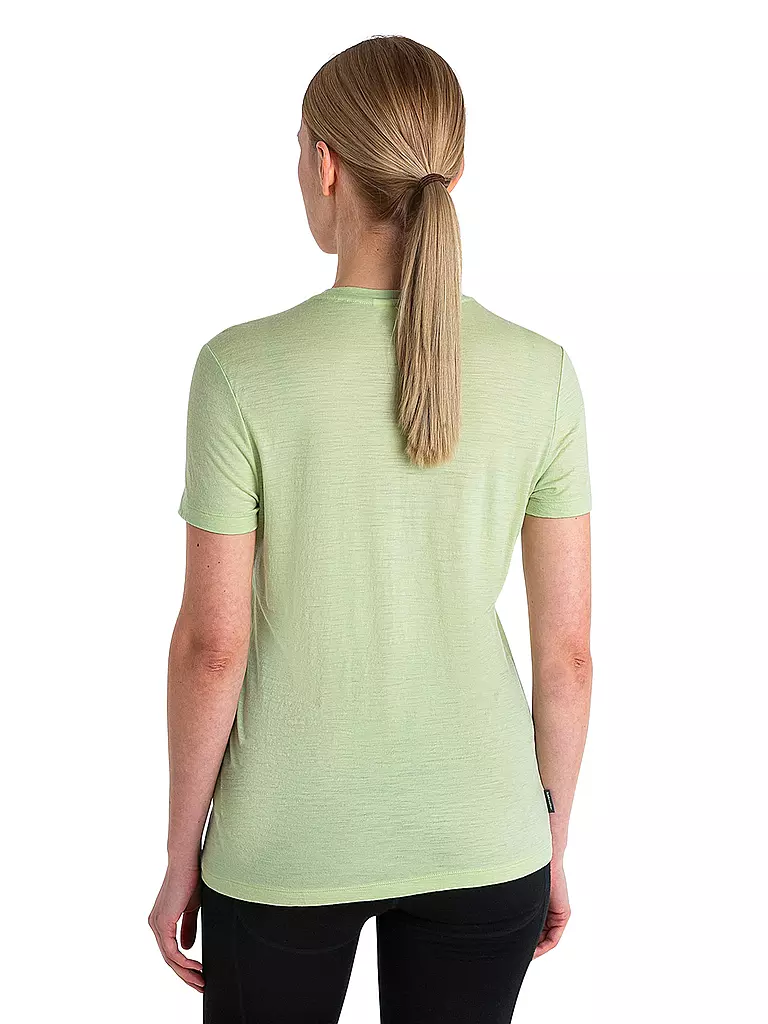 ICEBREAKER | Damen Funktionsshirt Merino 150 Tech Lite III Contour | Verde chiaro
