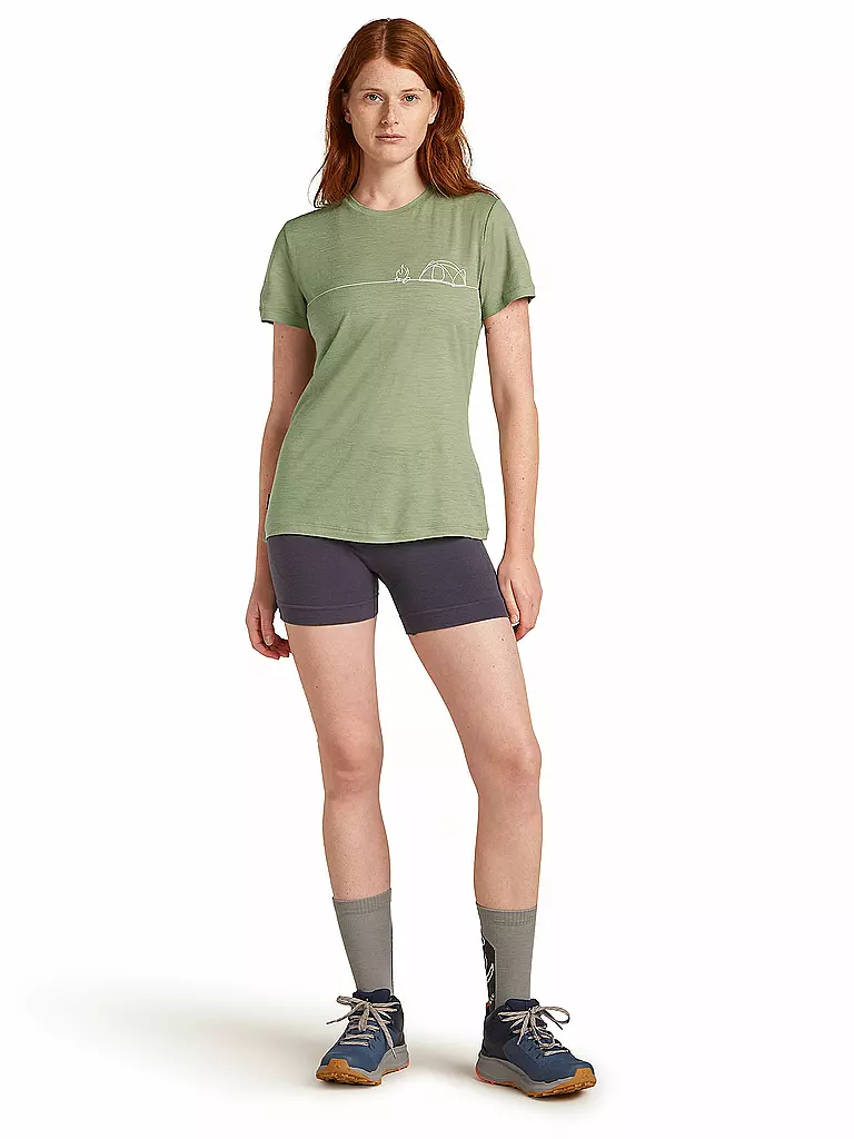 ICEBREAKER | Damen Funktionsshirt Single 150 Tech | Oliva