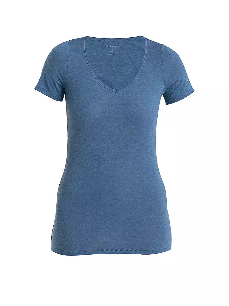 ICEBREAKER | Damen T-Shirt 150 Siren Sweetheart | Blu