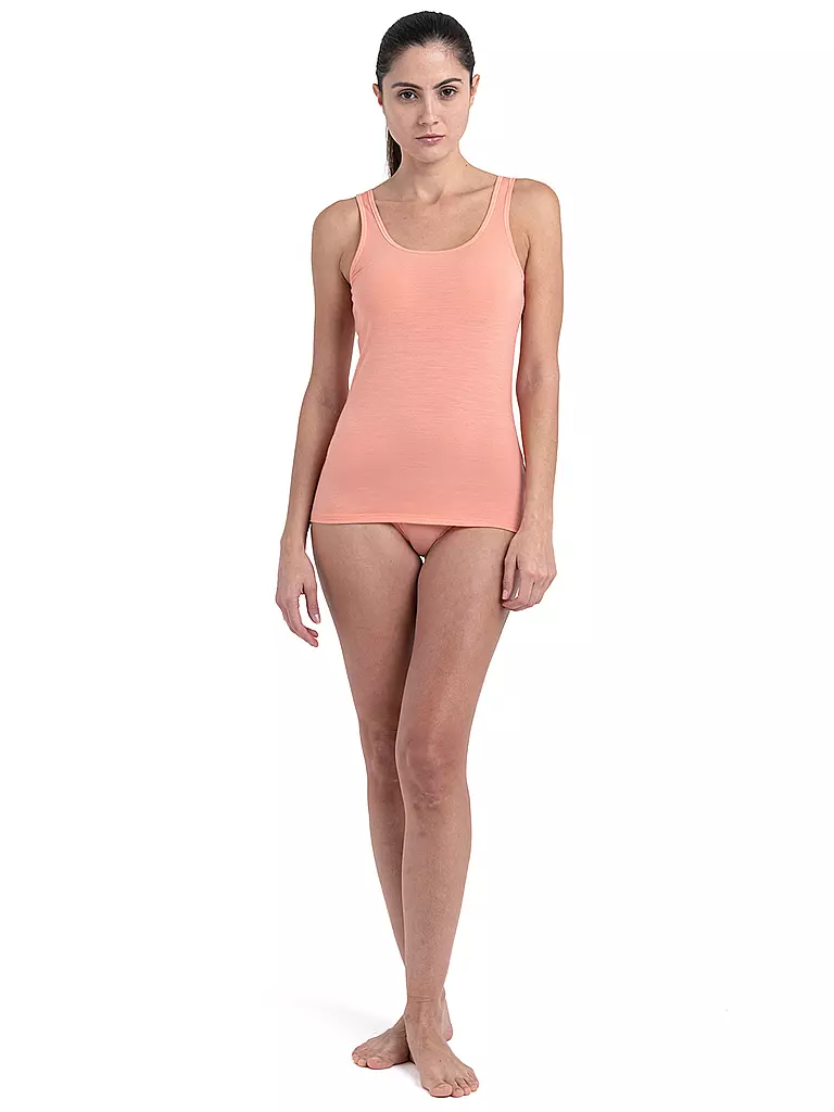 ICEBREAKER | Damen Tank 150 Merino Siren | Corallo