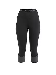 ICEBREAKER | Damen Tight 200 ZoneKnit™ Merino 3/4 | Nero