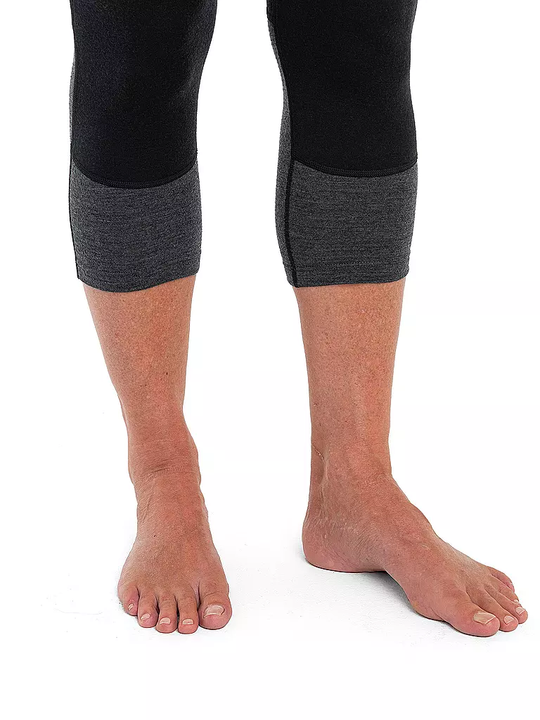 ICEBREAKER | Damen Tight 200 ZoneKnit™ Merino 3/4 | Nero