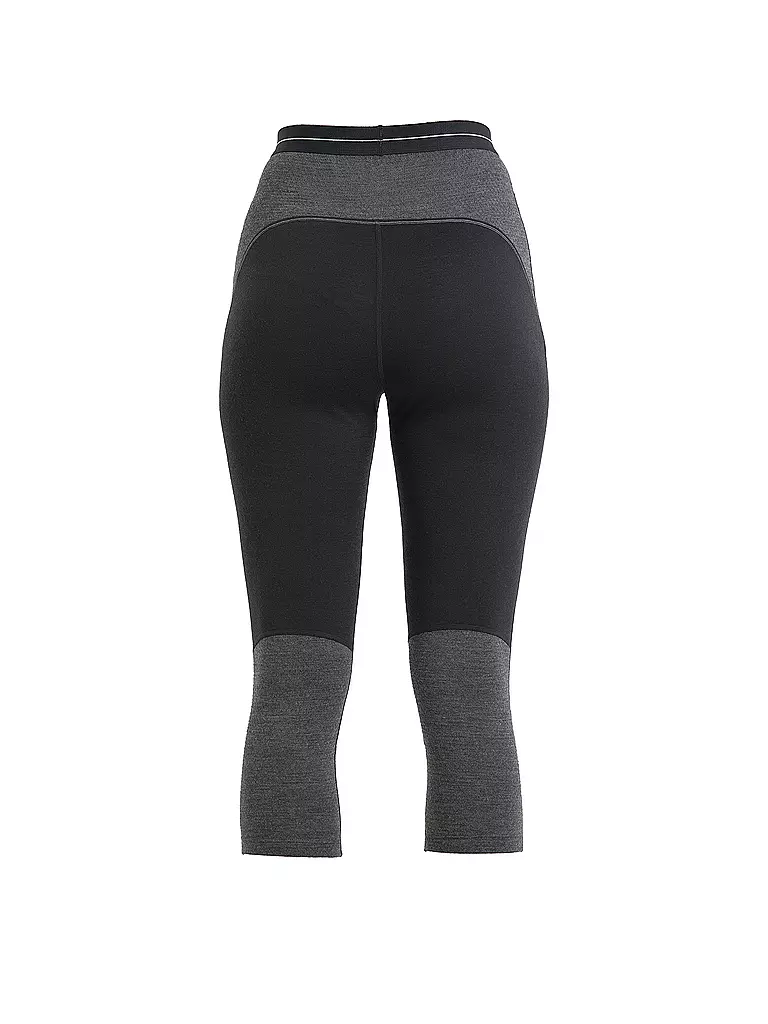 ICEBREAKER | Damen Tight 200 ZoneKnit™ Merino 3/4 | Nero