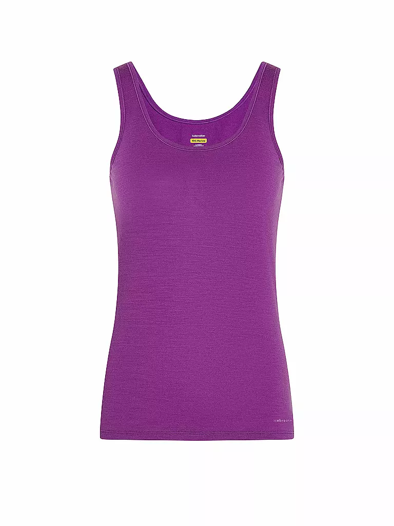 ICEBREAKER | Damen Unterzieh Tank Siren | Lilla