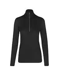 ICEBREAKER | Damen Unterzieh Zipshirt Oasis 200 | Nero