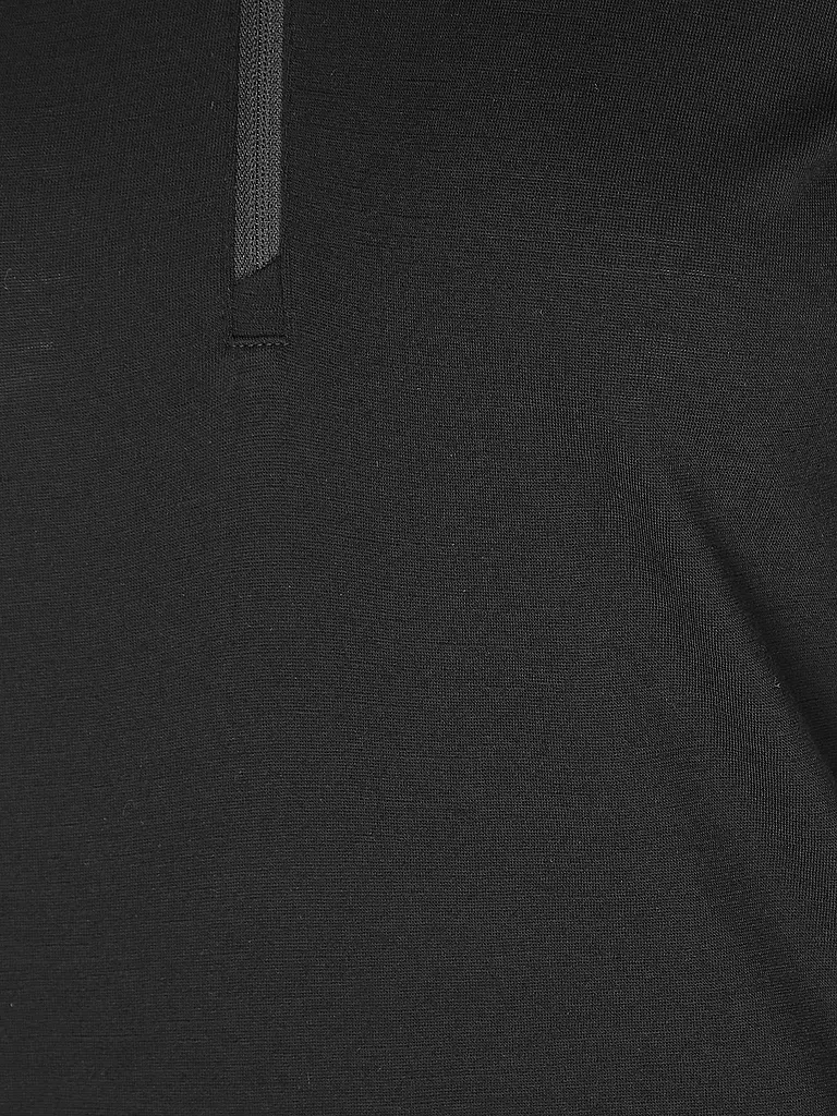 ICEBREAKER | Damen Unterzieh Zipshirt Oasis 200 | Nero
