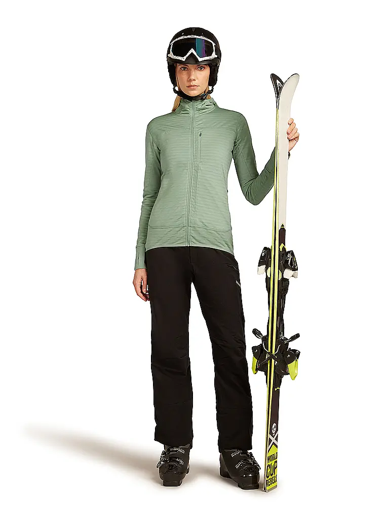 ICEBREAKER | Giacca in pile da donna Real Fleece 300 Merino con cappuccio |