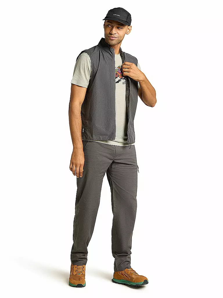 ICEBREAKER | Herren Funktionsshirt Catch Me 150 Tech | Beige