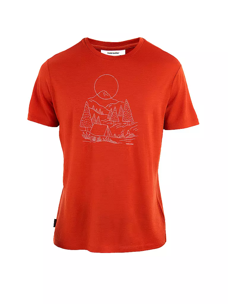 ICEBREAKER | Herren Funktionsshirt Merino 150 Tech Lite III Sunset Tech | Rame