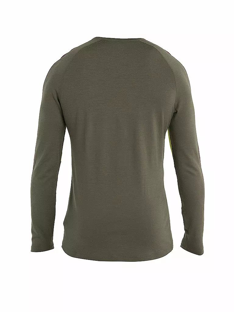 ICEBREAKER | Herren Funktionsshirt Merino 200 Sonebula | Oliva