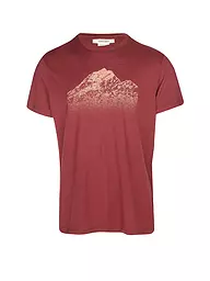 ICEBREAKER | Herren Funktionsshirt Mount Tech Lite | Rosso scuro