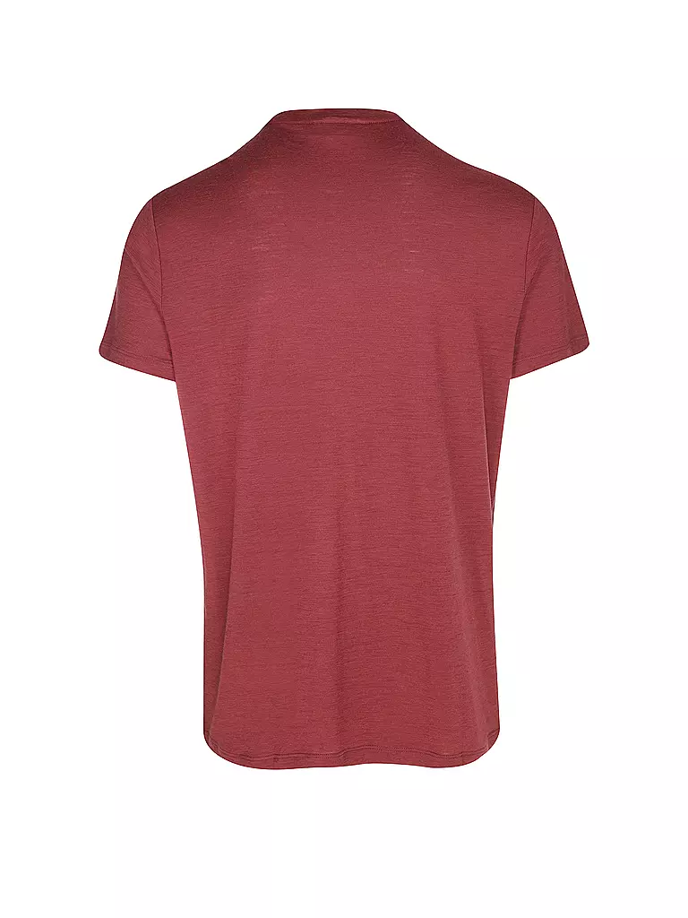 ICEBREAKER | Herren Funktionsshirt Mount Tech Lite | Rosso scuro