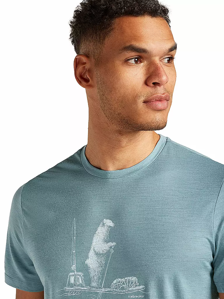 ICEBREAKER | Herren Funktionsshirt Paddle 150 Tech | Blu chiaro