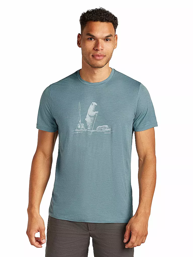ICEBREAKER | Herren Funktionsshirt Paddle 150 Tech | Blu chiaro