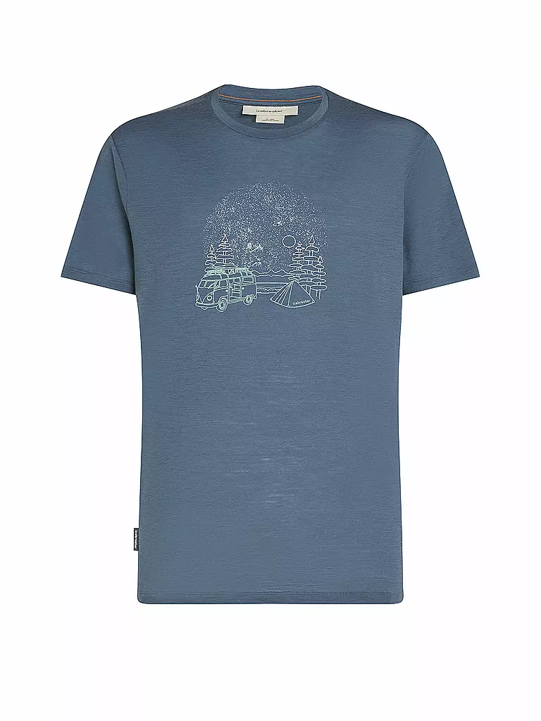 ICEBREAKER | Herren Funktionsshirt Van Camp 150 Tech III | Blu scuro
