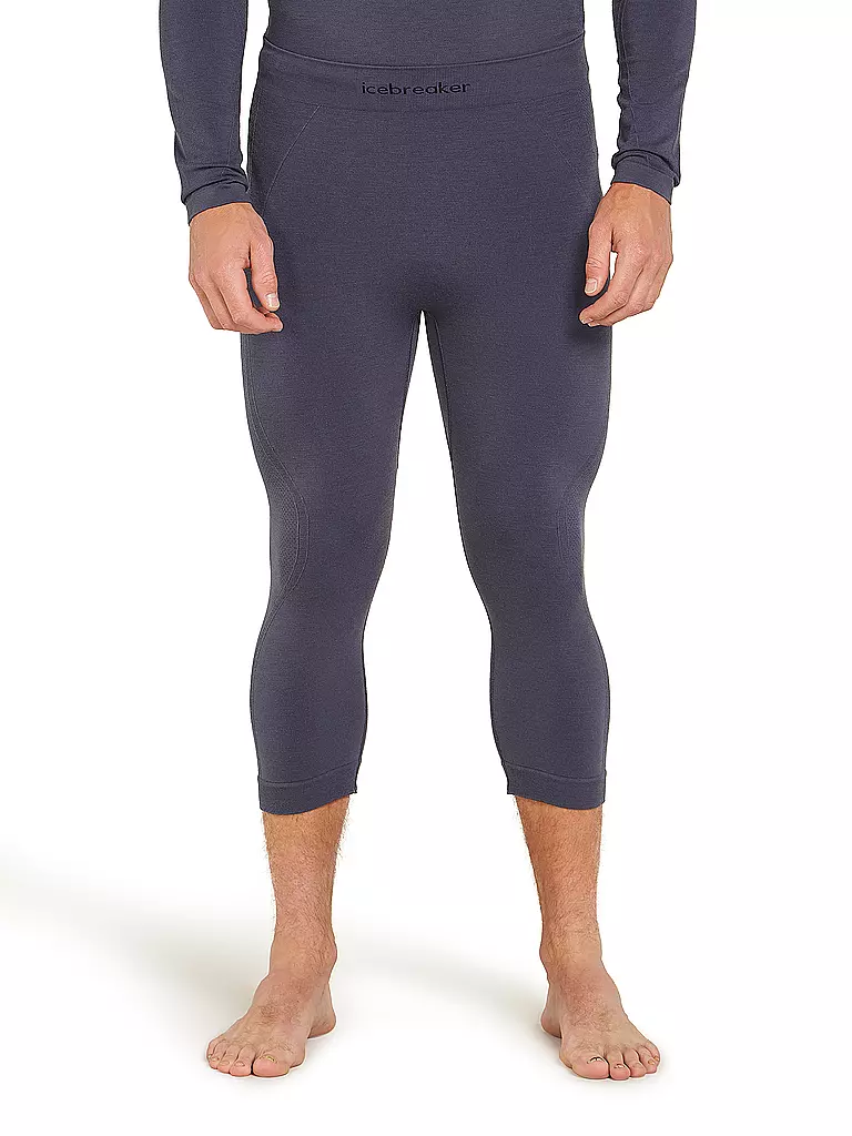 ICEBREAKER | Herren Unterzieh Hose Seamless ZoneKnit 3/4 | Grigio