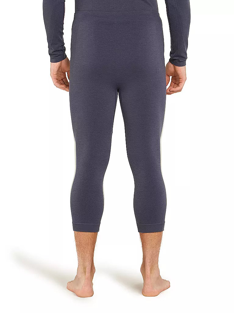 ICEBREAKER | Herren Unterzieh Hose Seamless ZoneKnit 3/4 | Grigio