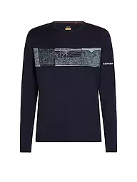 ICEBREAKER | Maglia intima da uomo Elevation 200 Oasis | Blu scuro