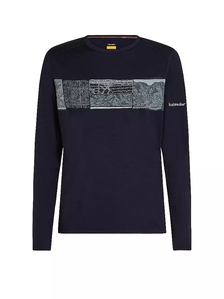 ICEBREAKER | Maglia intima da uomo Elevation 200 Oasis | Blu scuro